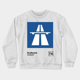 Kraftwerk / Minimalist Style Poster Artwork Design Crewneck Sweatshirt